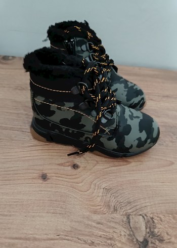 Kahverengi Kamuflaj Kürklü Çocuk Botu - Görsel 2