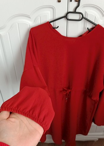 kiremit Salaş Midi Tunik - Görsel 2