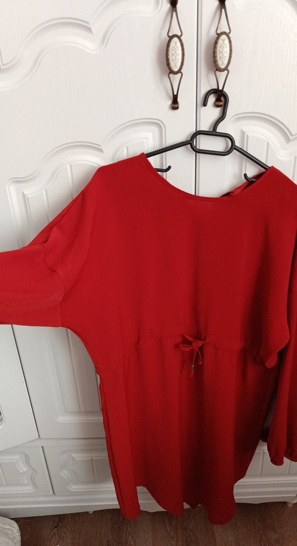 kiremit Salaş Midi Tunik - Görsel 3