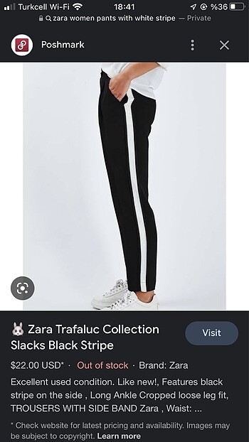 s Beden Zara pantolon