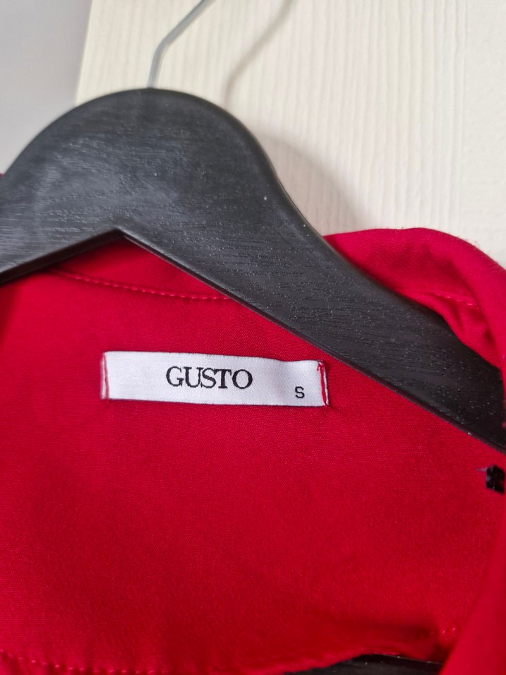 Kırmızı Midi Kadın elbise - Görsel 3