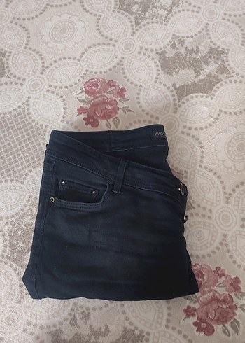 44 Beden siyah Renk Siyah Regular Fit Erkek Kot Pantolon