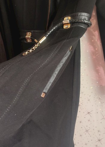 Deri Kemerli Uzun Erkek Kaban - Görsel 7