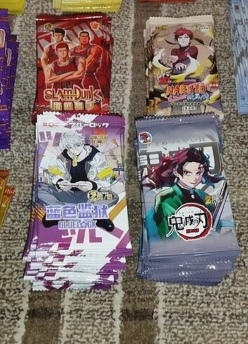 Beden Anime kart çeşitlerimiz