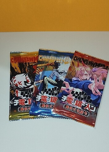 Chainsaw Man Anime kart paketleri