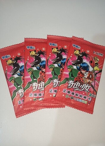 Mucize Uğur böceği anime kart paketleri
