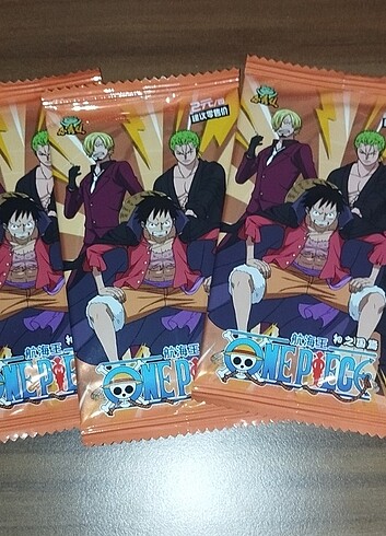 One Piece Anime kart paketleri