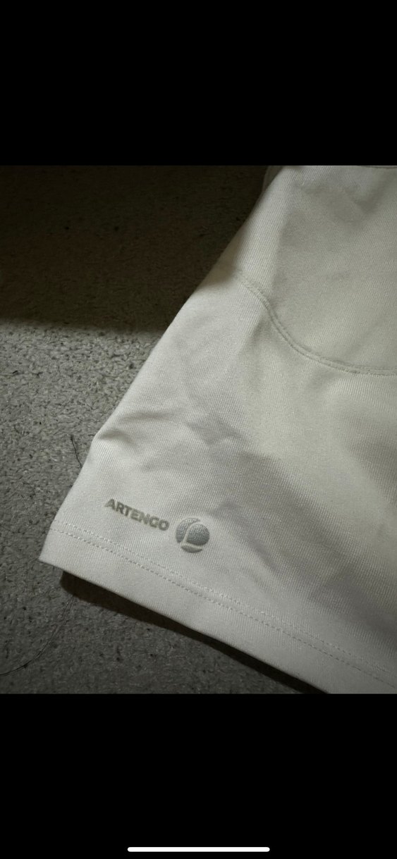 Beyaz Mini tenis eteği - Görsel 3