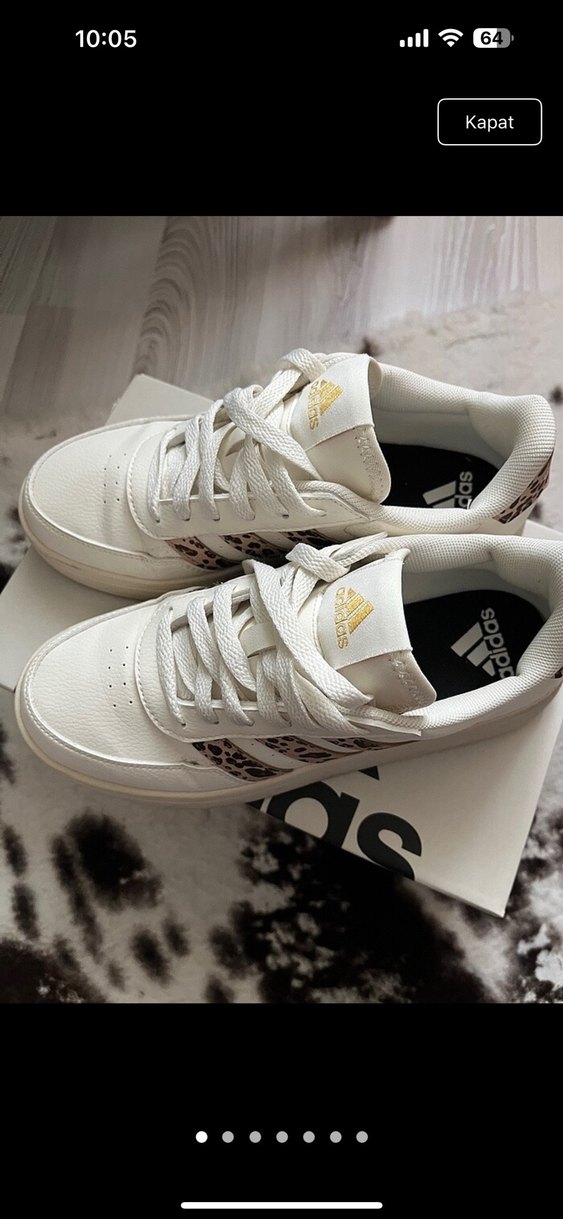 Adidas spor ayakkabı leoparlı orijinal - Görsel 4