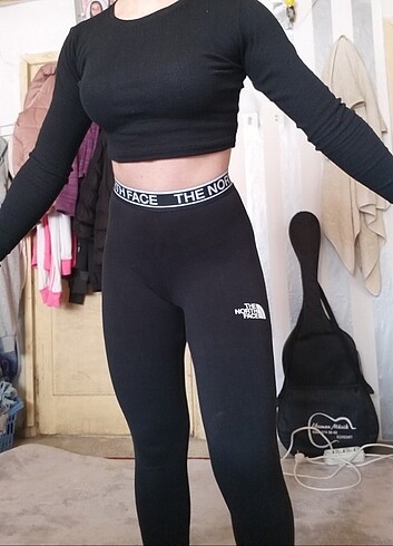 xs Beden siyah Renk North face tayt