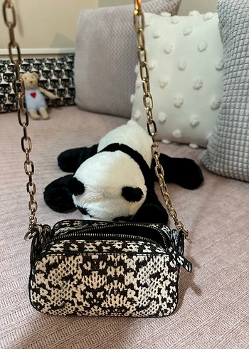 Yılan Desenli Çanta - Görsel 4