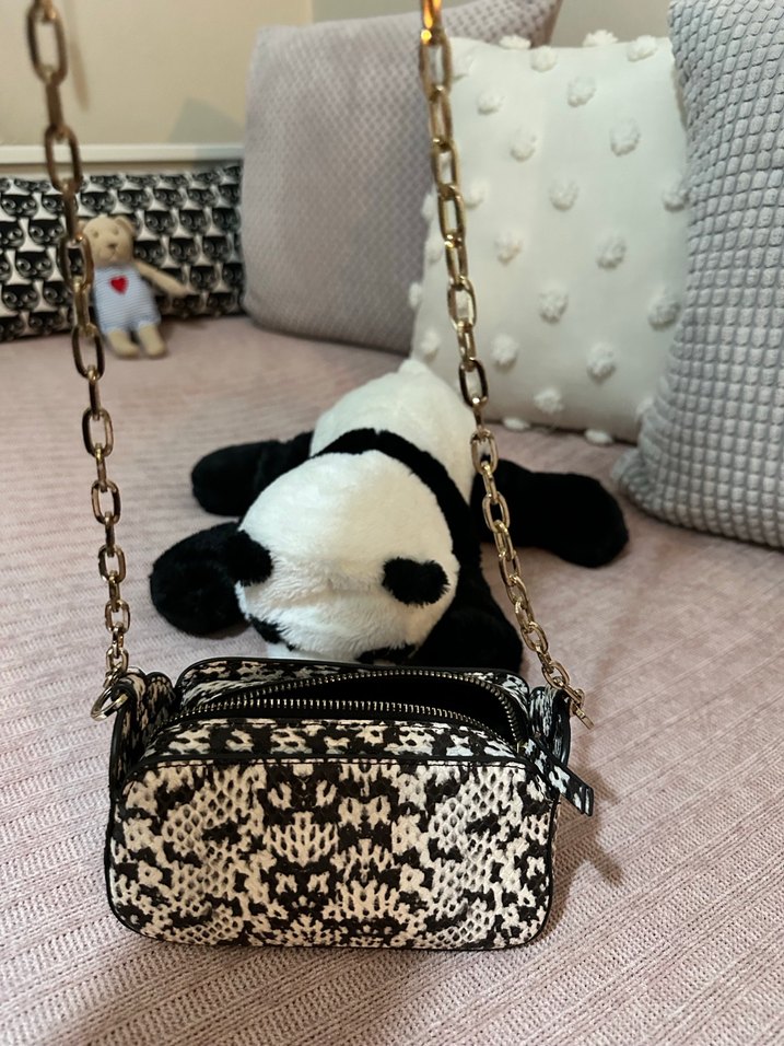 Yılan Desenli Çanta - Görsel 4