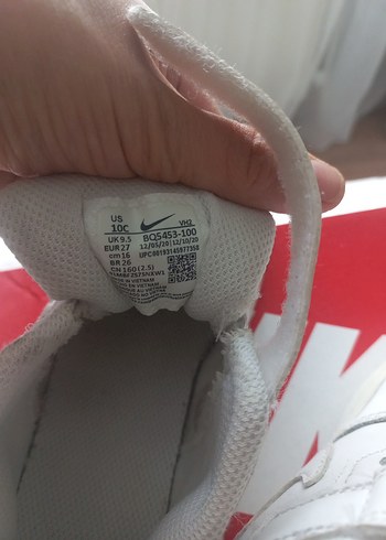 27 Beden beyaz Renk Beyaz unisex Çocuk Spor Ayakkabı Velcro