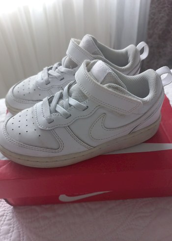 Nike Beyaz unisex Çocuk Spor Ayakkabı Velcro