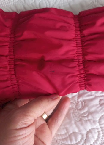 kırmızı Kız Çocuk kaban - Görsel 7