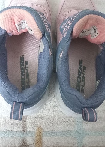Kız Çocuk ışıklı Pembe Skechers Spor Ayakkabı - Görsel 4