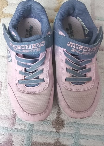 Kız Çocuk ışıklı Pembe Skechers Spor Ayakkabı - Görsel 2