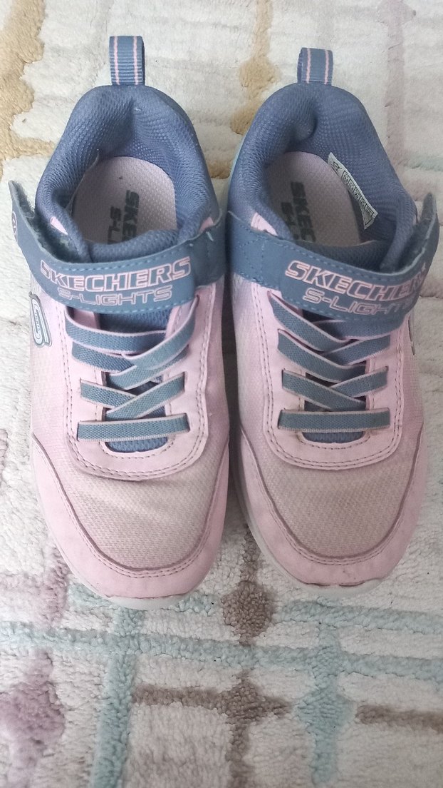 Kız Çocuk ışıklı Pembe Skechers Spor Ayakkabı - Görsel 2