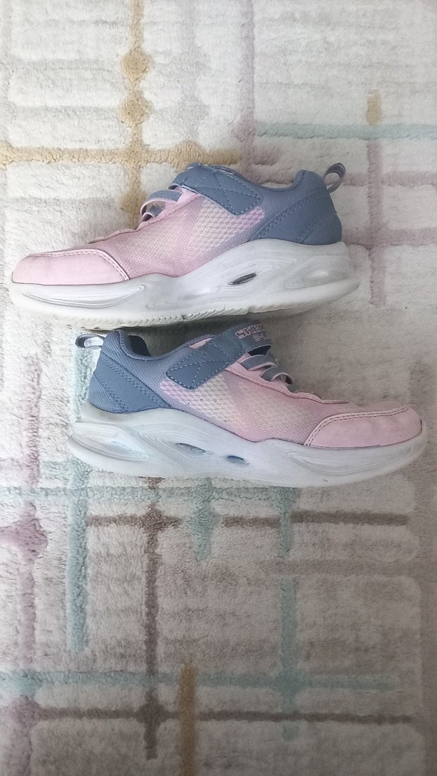 Kız Çocuk ışıklı Pembe Skechers Spor Ayakkabı - Görsel 3
