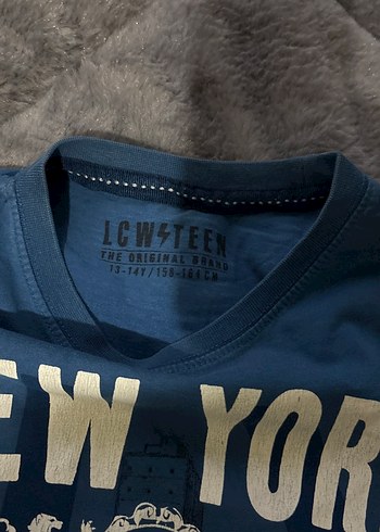 Erkek Çocuk Mavi Uzun Kollu Baskılı Tişört - Görsel 3