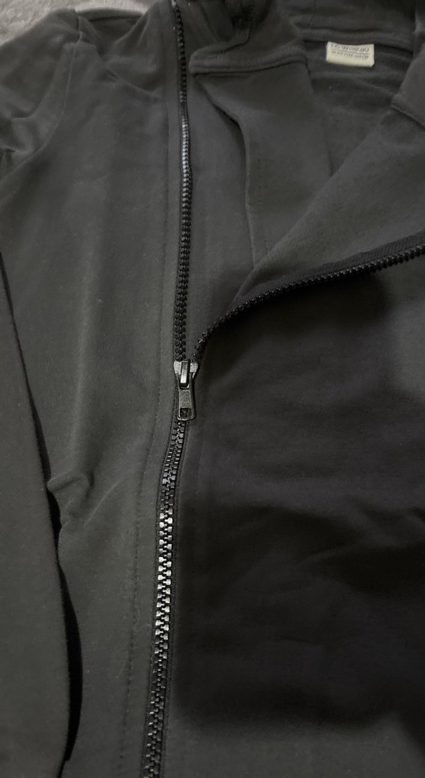 Füme Kapüşonlu Fermuarlı Erkek Sweetshirt - Görsel 4