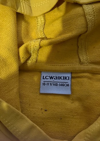 Kapüşonlu Sarı Erkek Çocuk Sweatshirt - Görsel 3