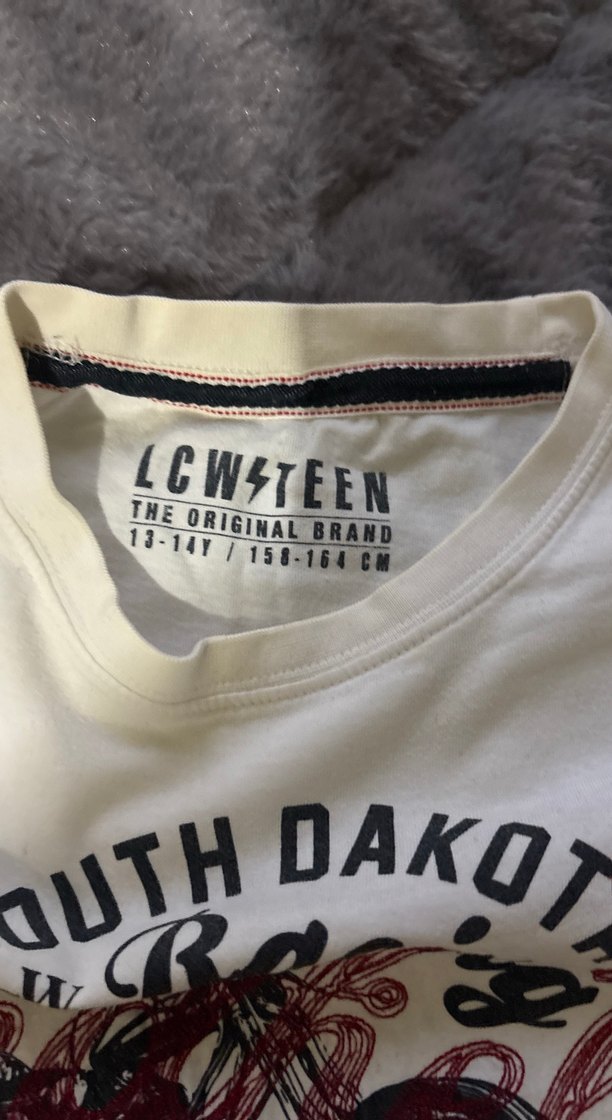 Beyaz Baskılı Uzun Kollu Erkek Tişört - Görsel 3