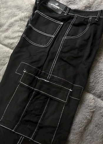 Lacivert Regular Fit Erkek Bol Kot Pantolon - Görsel 2