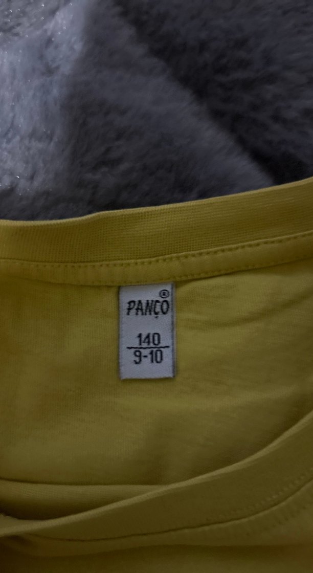 Erkek Çocuk Sarı Kısa Kollu Tişört - Görsel 3