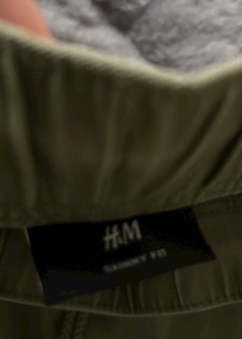 Erkek Kemerli Haki Salaş Jean Pantolon - Görsel 5