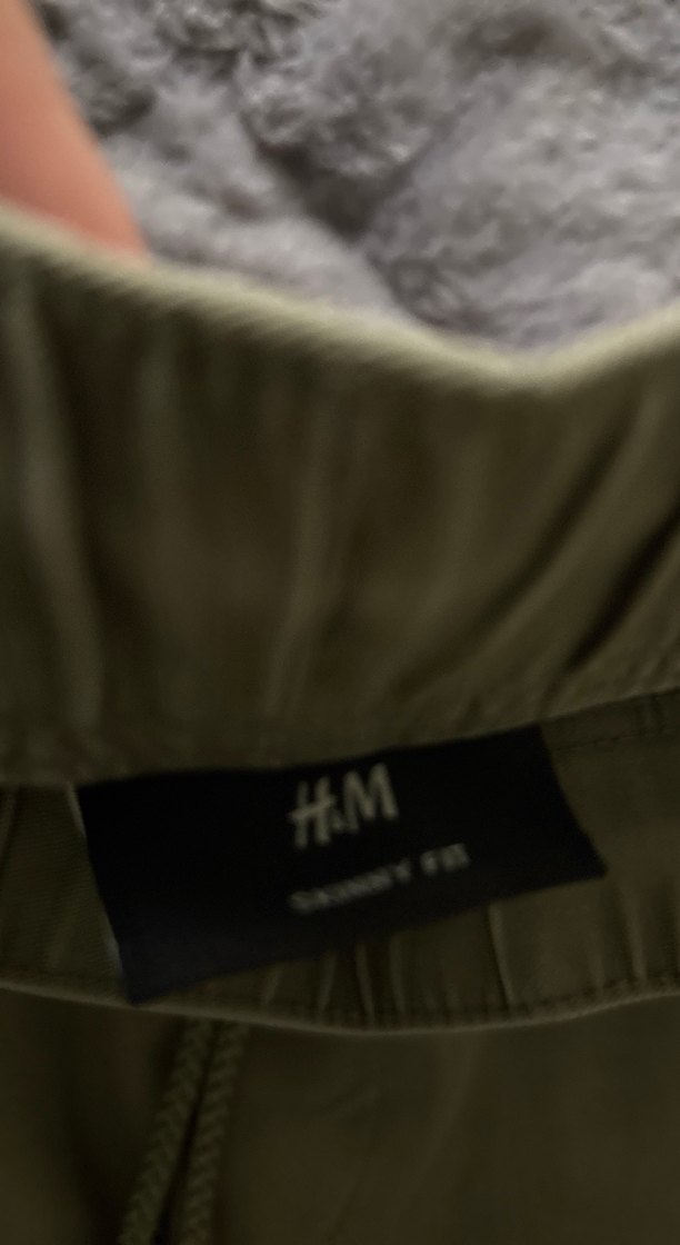 Erkek Kemerli Haki Salaş Jean Pantolon - Görsel 5