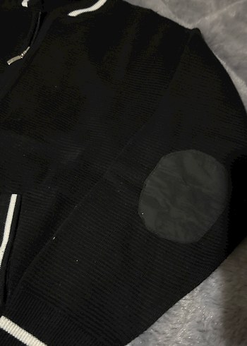 Erkek Siyah Fermuarlı Hırka - Görsel 2