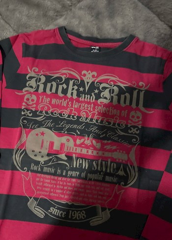 Rock Punk Stil Uzun Kollu Erkek Tişört - Görsel 2