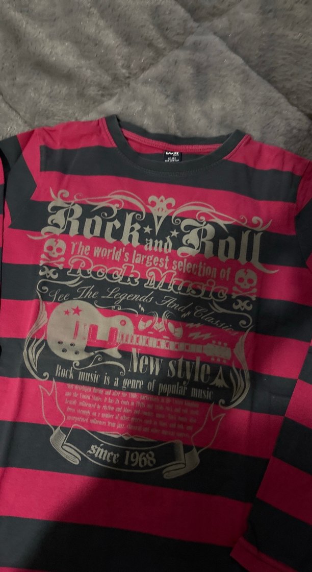 Rock Punk Stil Uzun Kollu Erkek Tişört - Görsel 2