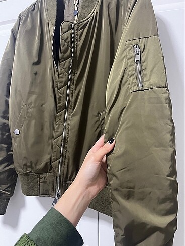 m Beden haki Renk Haki bomber