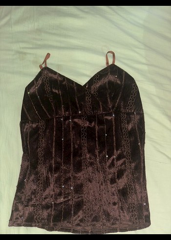 vintage pullu bluz - Görsel 3