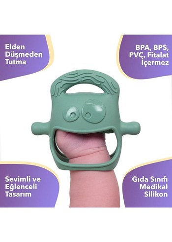 mocci Pastel Yeşil Diş Kaşıyıcı