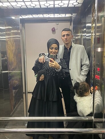 36 Beden İncili prenses model elbise