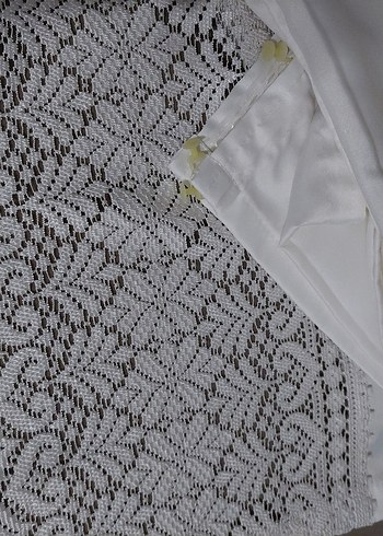 Saten güpürlü güneşlik - Görsel 6