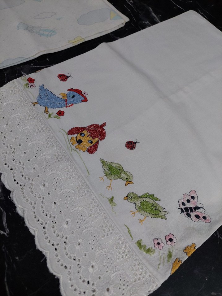 Nakışlı Çocuk Uyku Tekstili Renkli Desen - Görsel 5