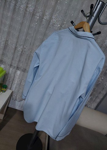 Erkek Düğmeli Gri Uzun Kollu Pijama Takımı - Görsel 8