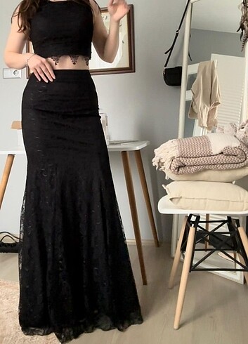 Abiye güpür takım - Görsel 3