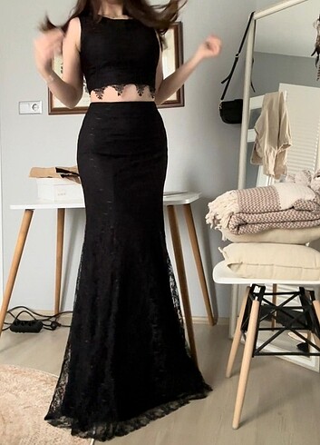 Abiye güpür takım - Görsel 5