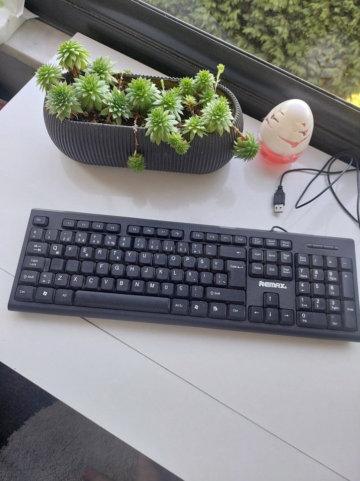 Kablolu Siyah Renkli Klavye - Görsel 2