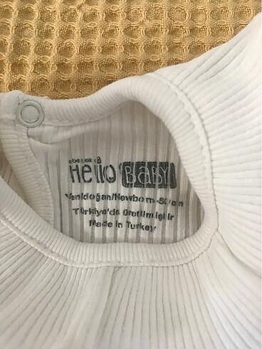 Yenidoğan Beden H&M fitilli kız bebek tayt ve hellobaby fitilli zıbın