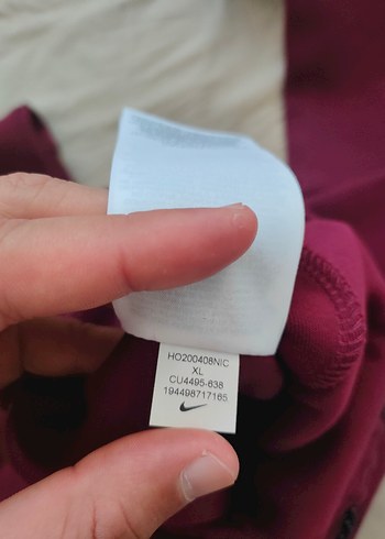 Nike Tech Fleece XL Bordo eşofman altı - Görsel 7