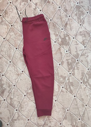 Nike Tech Fleece XL Bordo eşofman altı - Görsel 2