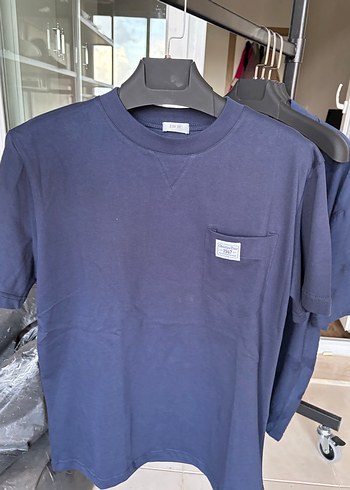 Lacivert Denim Erkek Tişört