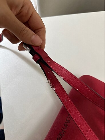 Calvin Klein Kırmızı orj. Calvin klein çanta