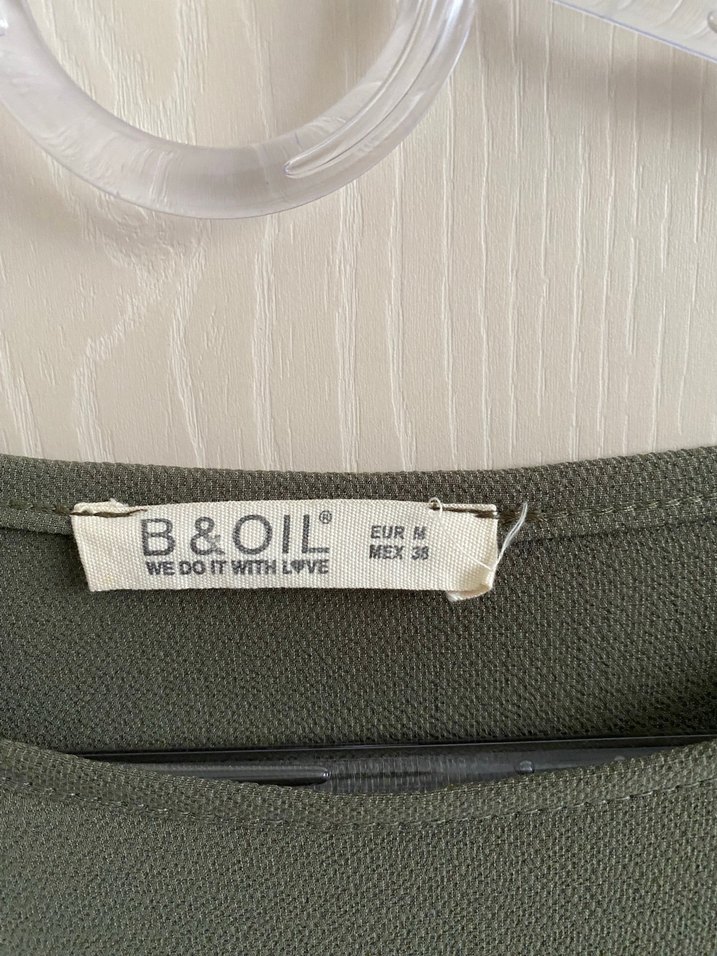 Gri Dantel Detaylı Uzun Kollu Kadın Bluz - Görsel 3